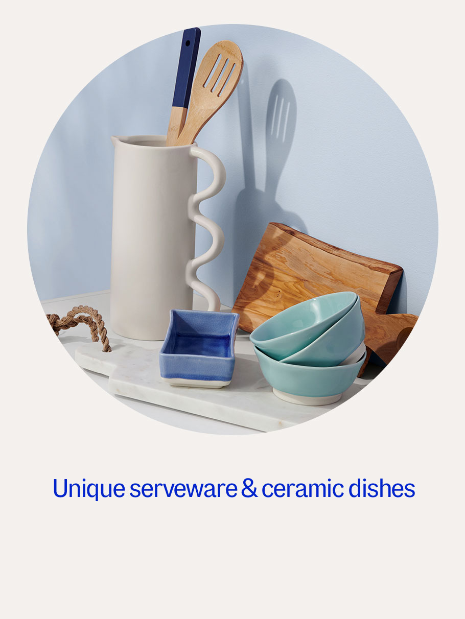 Unique serveware & ceramic dishes