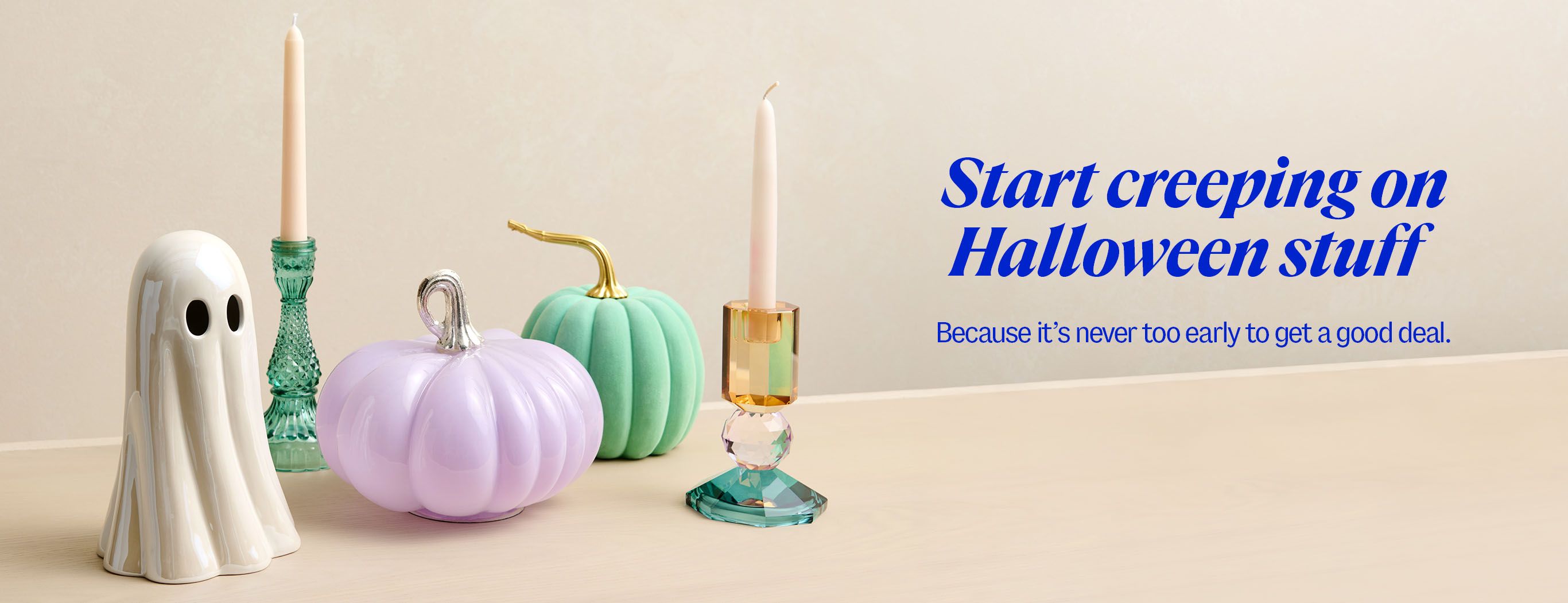 Start creeping on Halloween stuff. Because it's never too early to get a good deal.