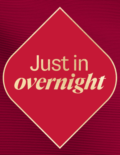 Just in overnight