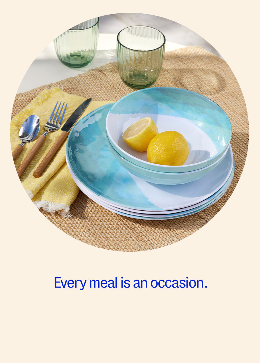 Every meal is an occation.