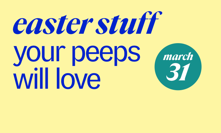 easter (march 31) stuff your peeps will love.