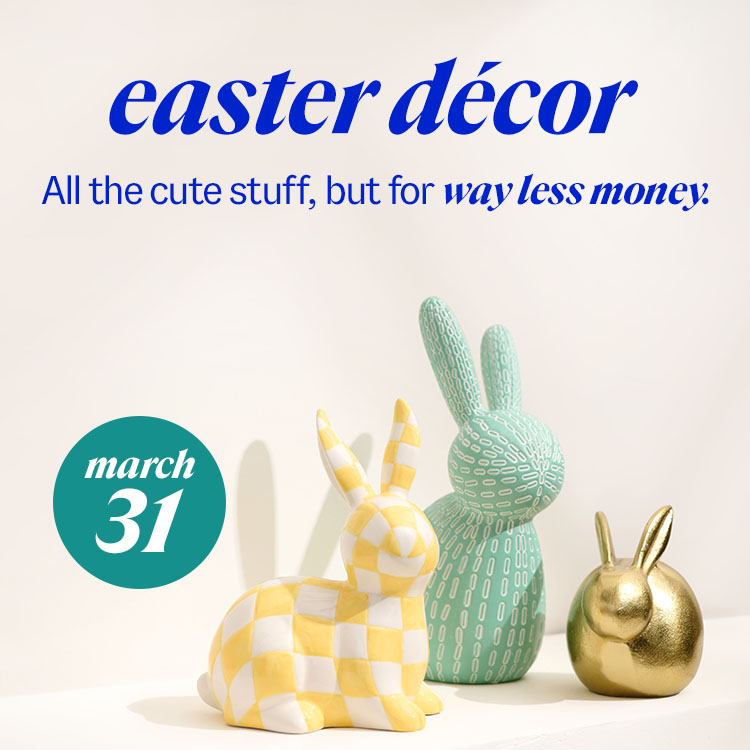 (march 31) easter decor. All the cute stuff, but for way less money.